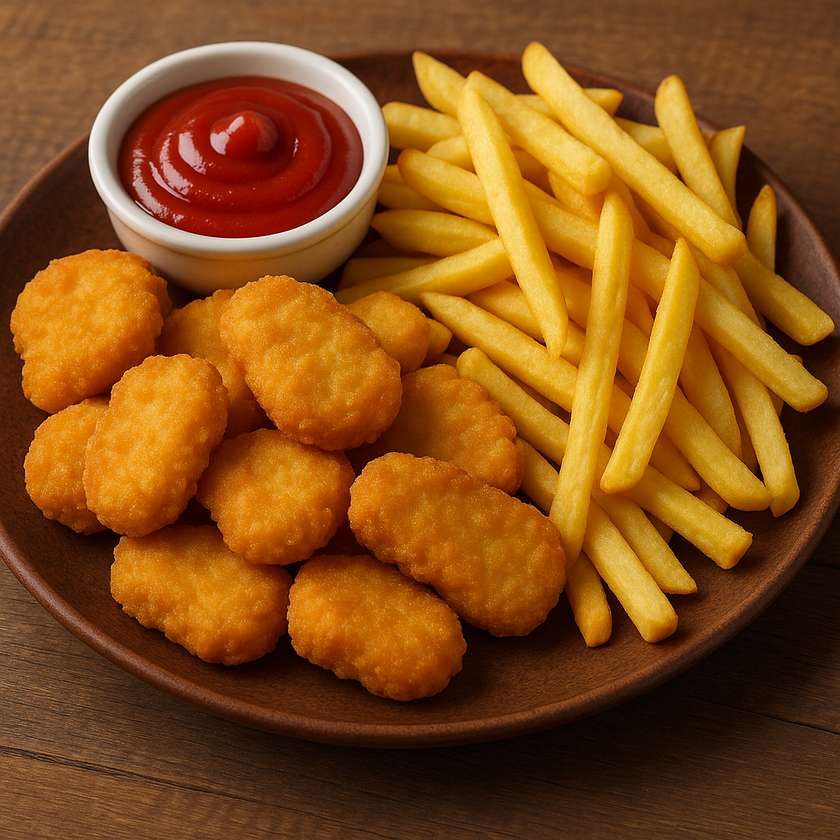 Kuracie chunkies s hranolkami