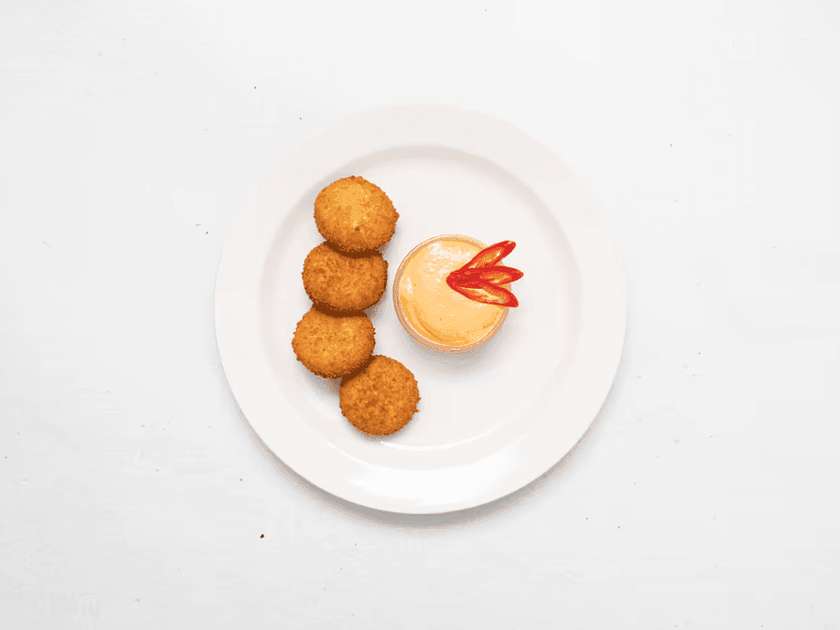 Fried Olomouc cheese