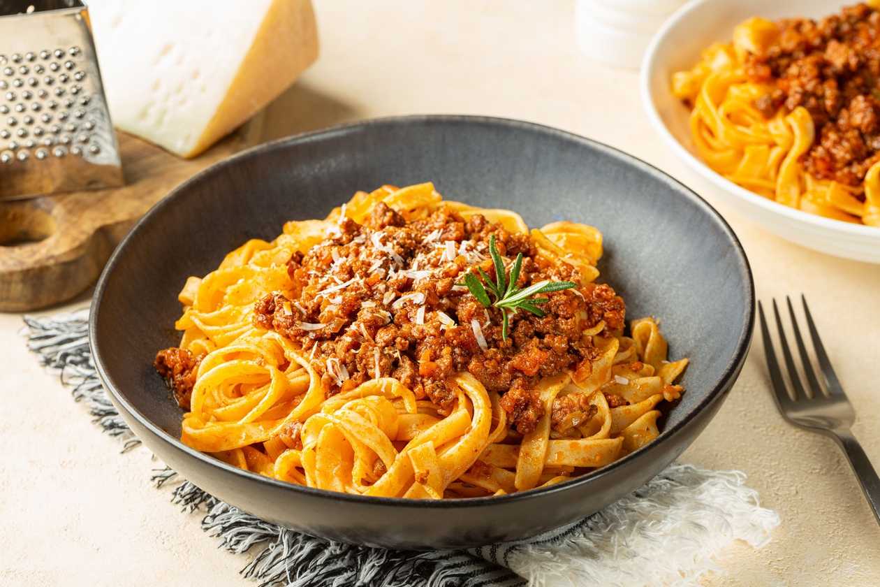 Tagliatelle s kuracím mäsom a hubovou omáčkou