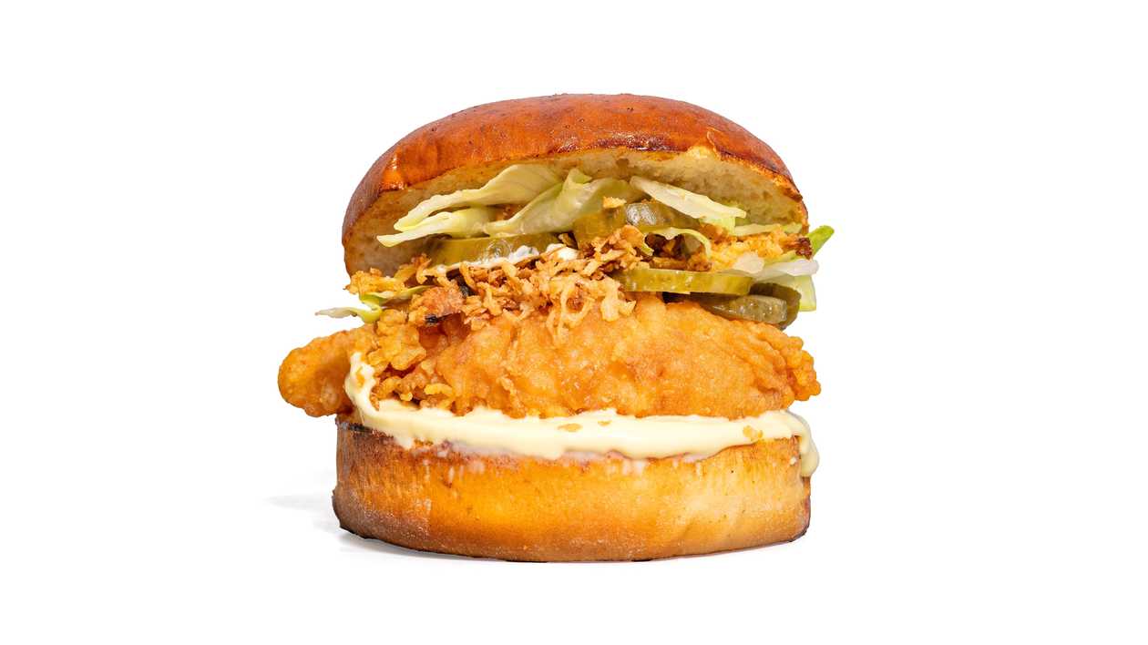 Louisiana crispy onion chicken sandwich