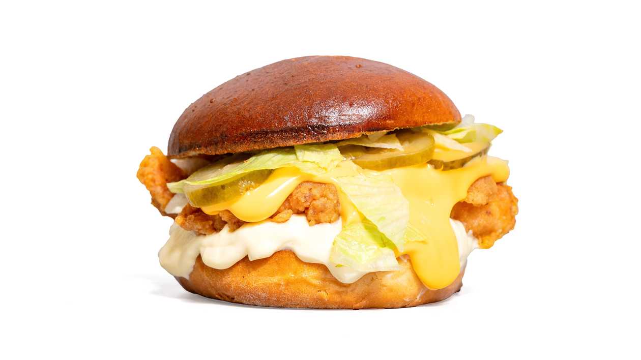 Louisiana famous cheddar chicken sandwich