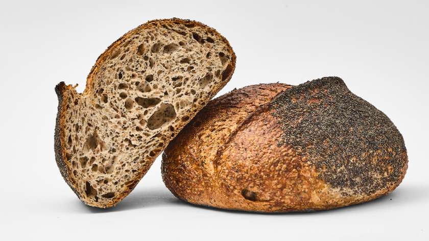 Wheat and Rye Bread with Buttermilk and Poppy Seeds