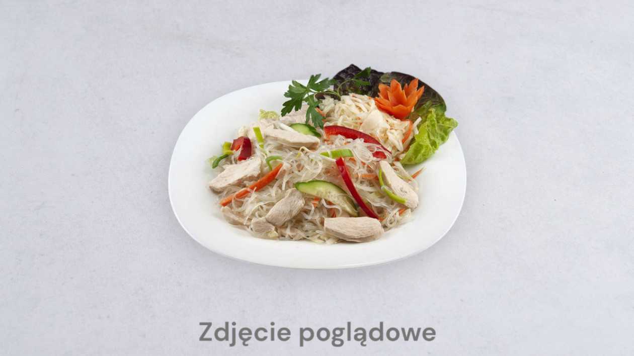 Makaron Sojowy z Małymi Krewetkami