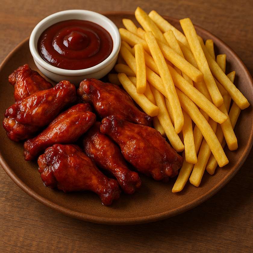 BBQ kridielka s Hranolkami 400g A1,3,7