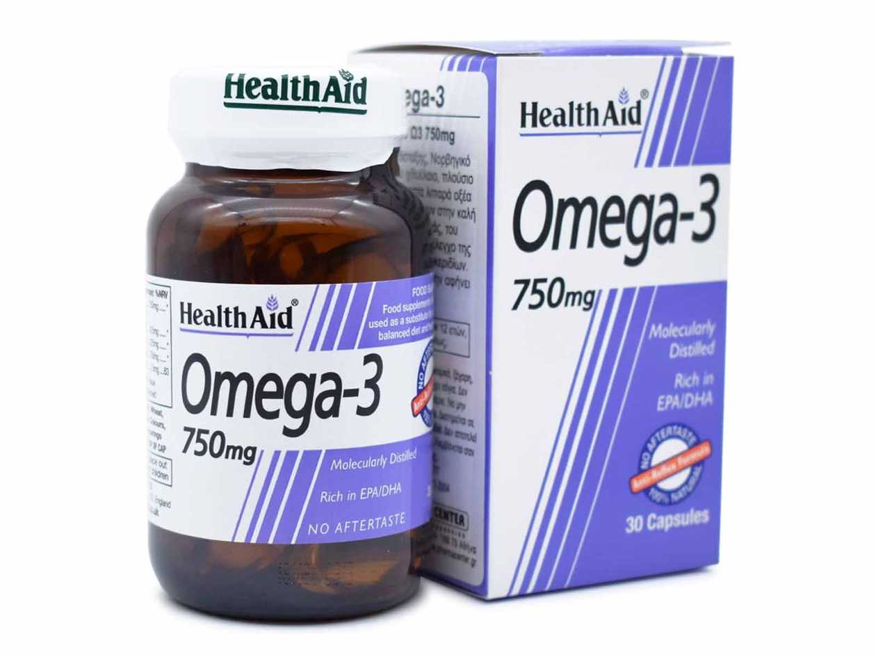 Health Aid Омега 3 750мг 30 капсул