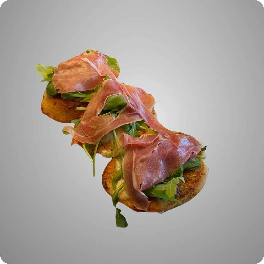 Bruschetta Con Prosciutto Crudo