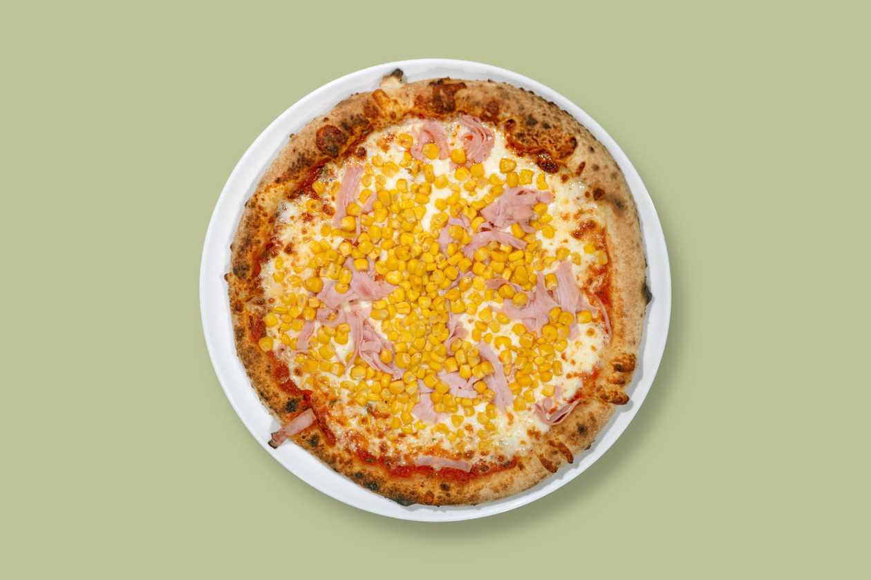 Pizza šunka - kukurica