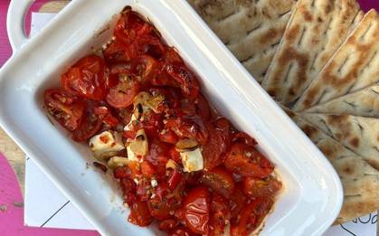Oven Baked feta