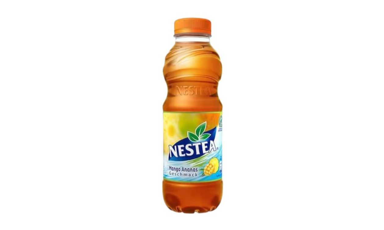 Gaseeritud jäätee Nestea mango maitsega