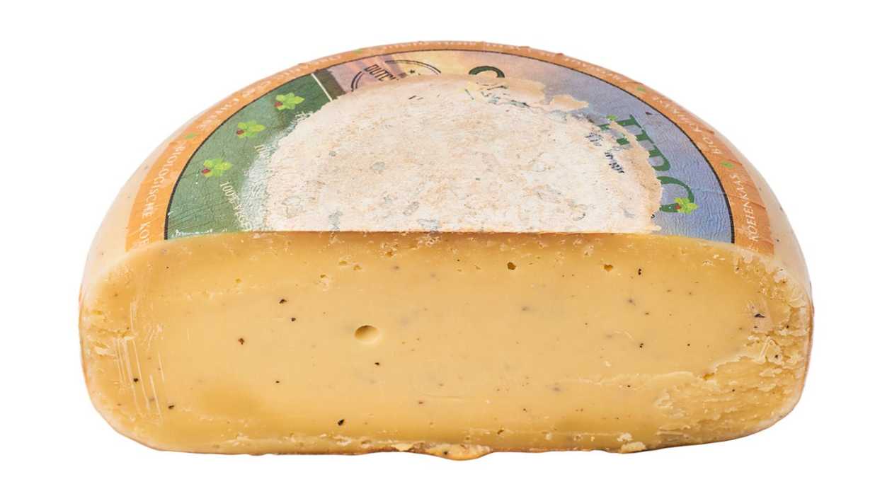 Ekologiczny ser krowi z czarną truflą Kaandorp 150g
