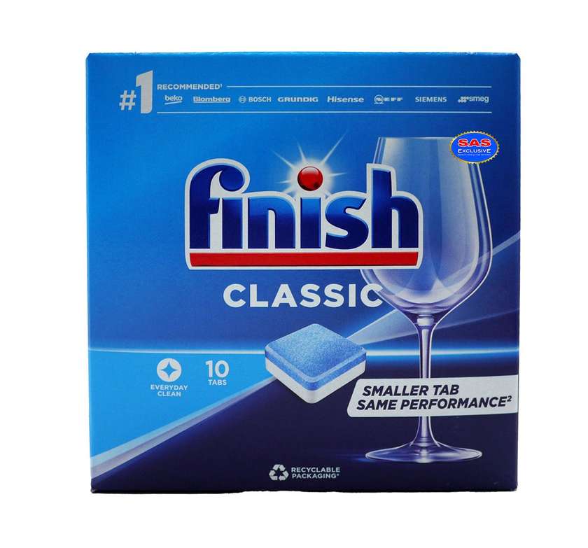 Ταμπλέτες Πλυντηρίου Πιάτων Finish - Classic Regular 10s