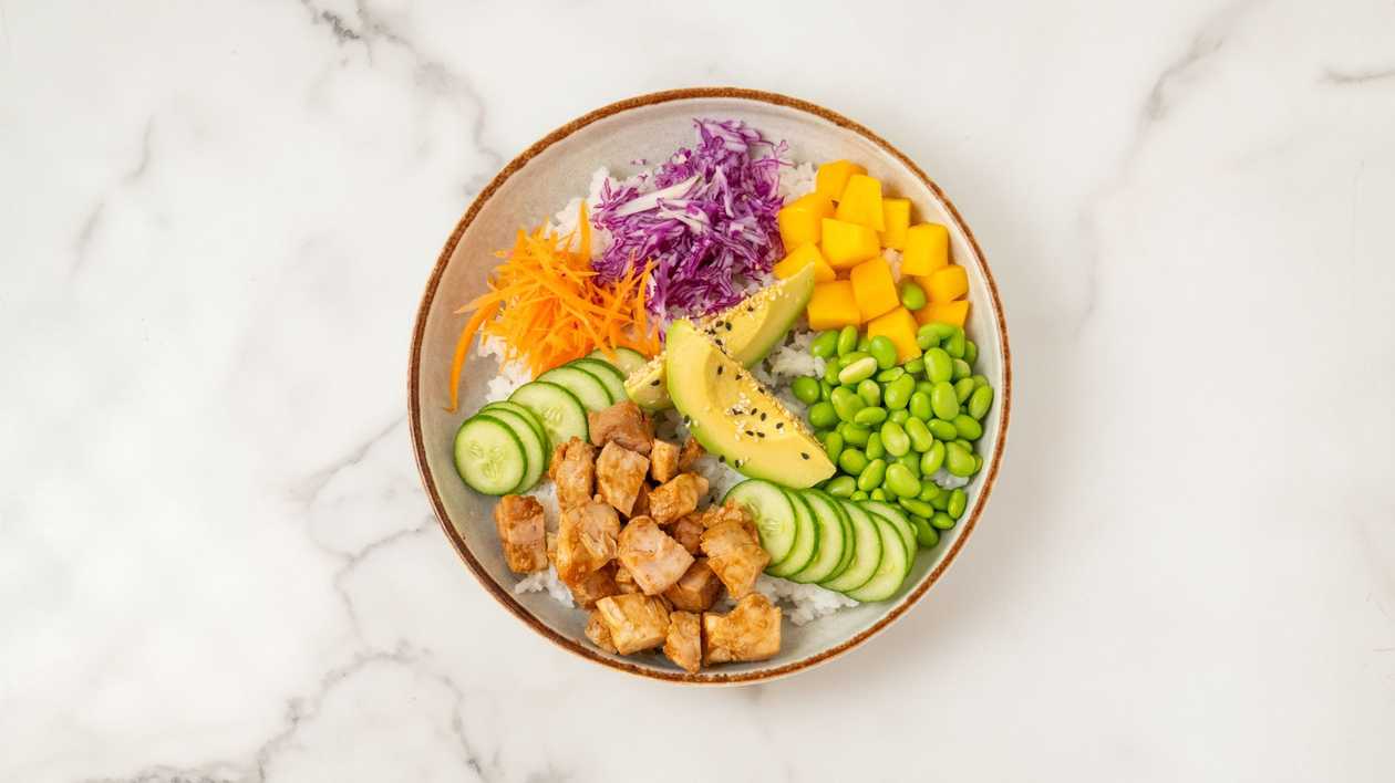 Корейский Поке Боул с Курицей