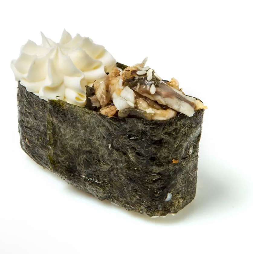 Гункан Крем сыр-мидии