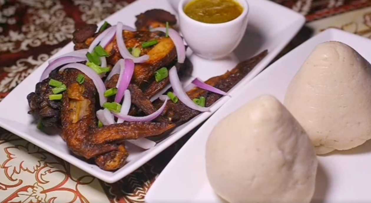Banku and Chicken