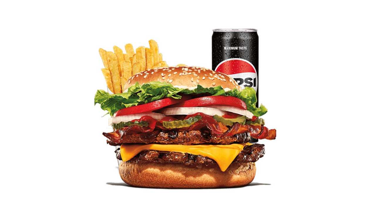 Double Bacon & Cheese Whopper Meal