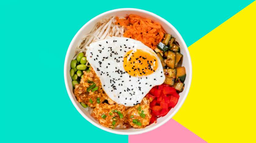 Kimchi-Mayoo Chicken Bibimbap🌶