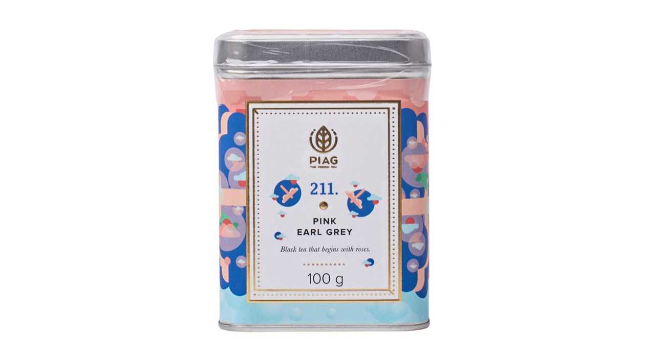 Piag Puszka - Pink Earl Grey