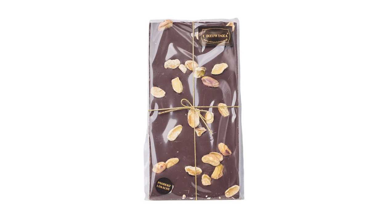 Czekolada mleczna z pistacjami Dziwisz 100g
