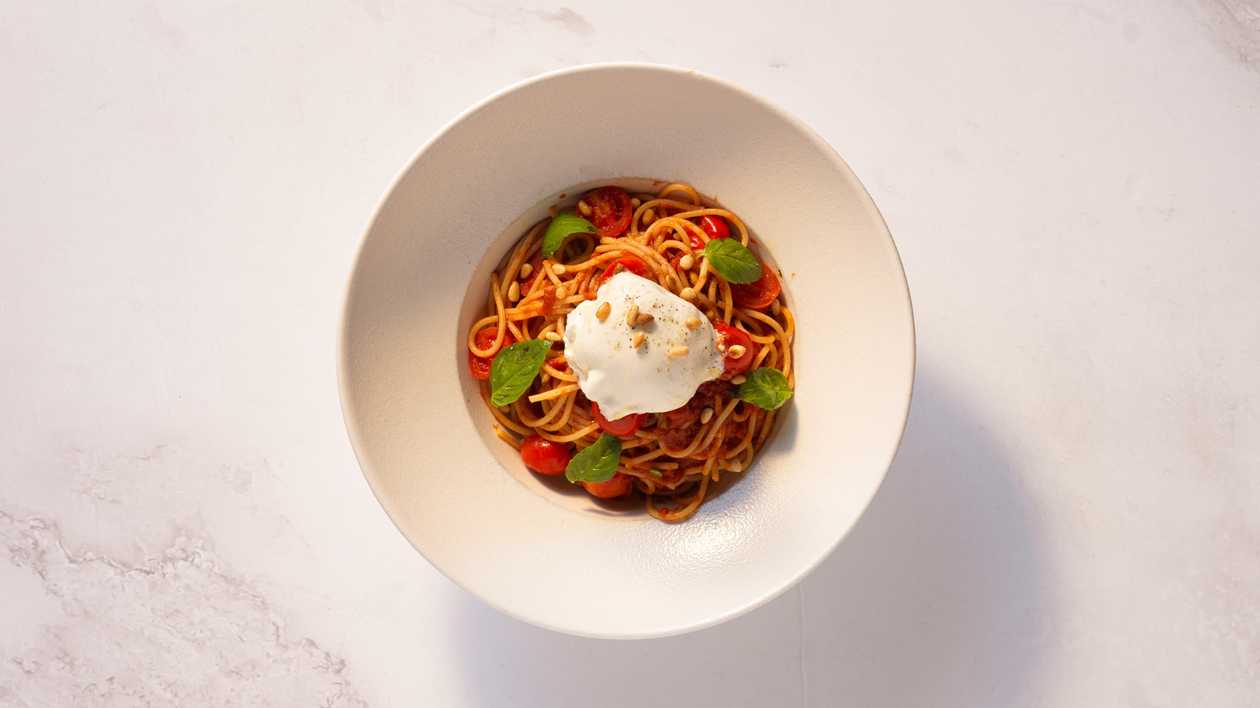 Spaghetti Pomodoro ai Burrata
