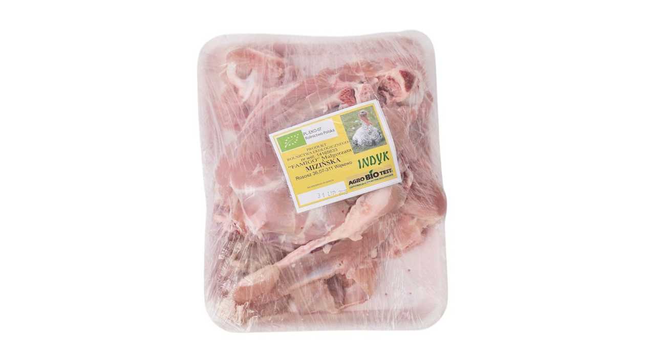 Ekologiczna porcja rosołowa z indyka 1Kg