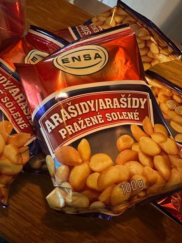 Arašídy pražené solené