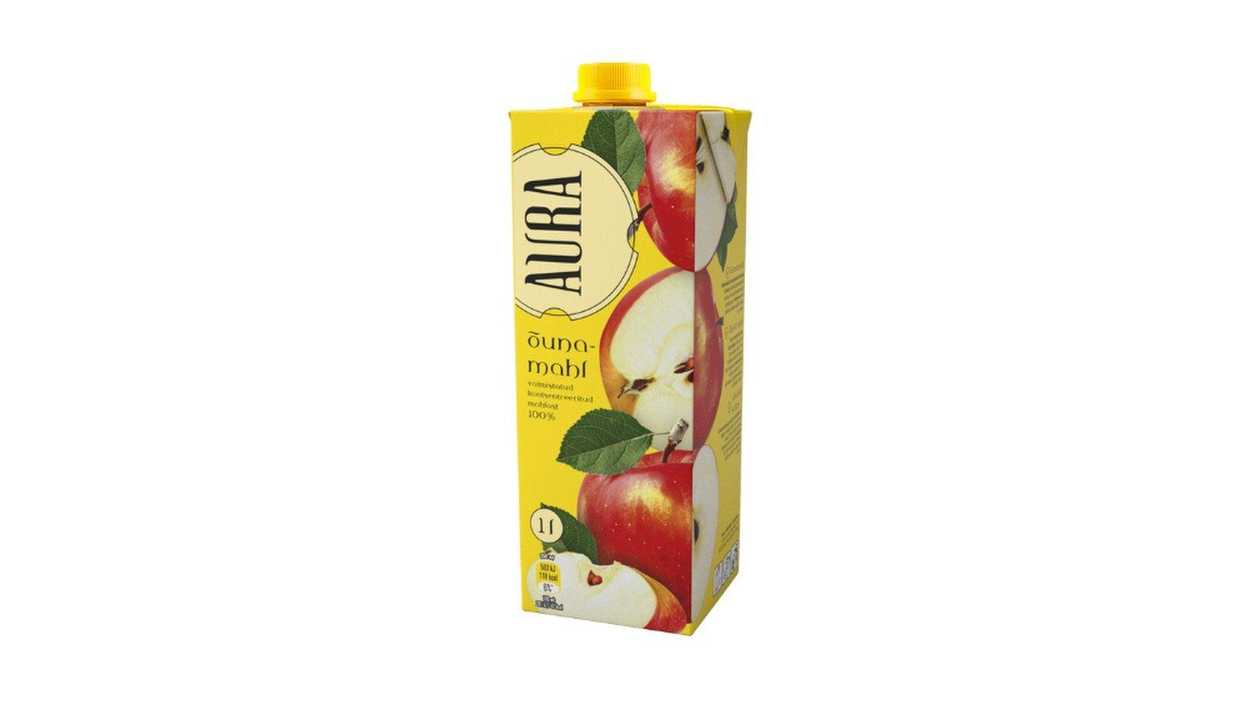 Aura 100% Apple Juice 1 L