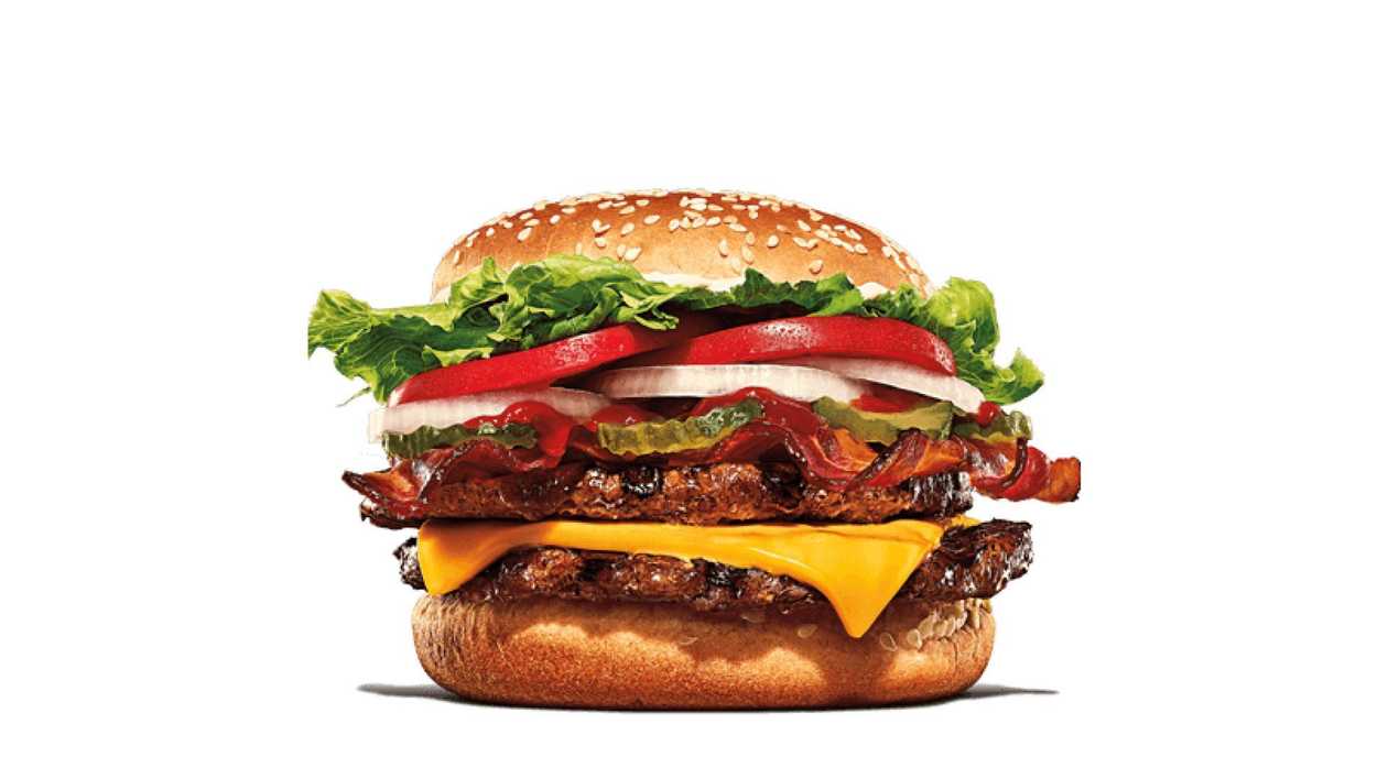 Double Bacon & Cheese Whopper