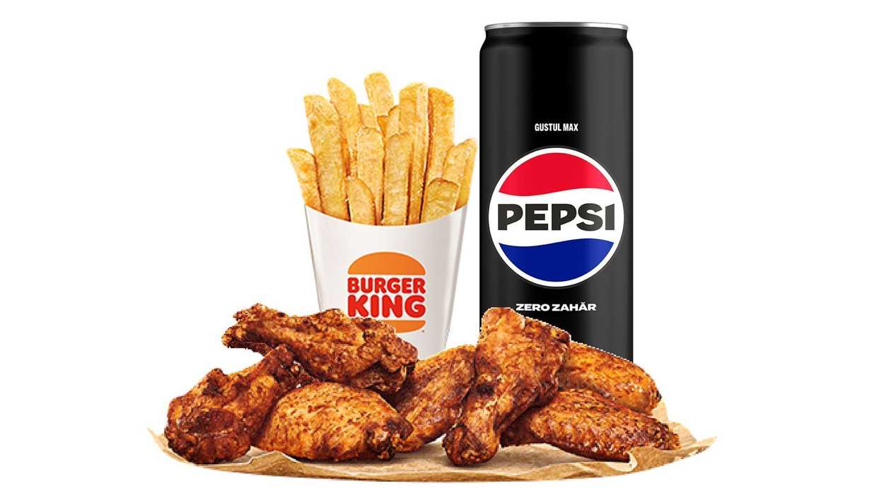 King Wings 7 pcs Meal