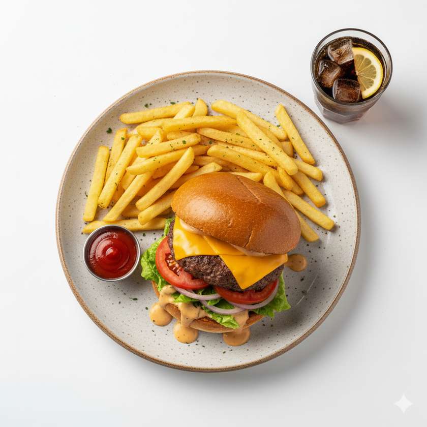 Novo Tempo Special Burger Combo