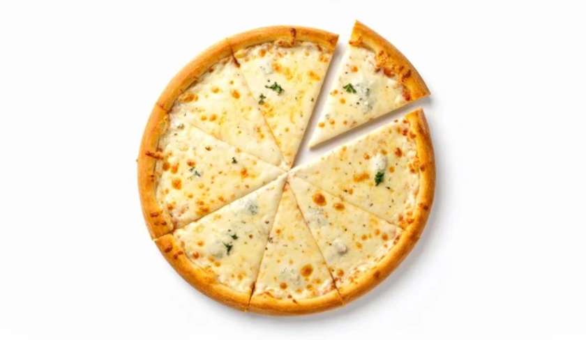Quattro formaggi pizza