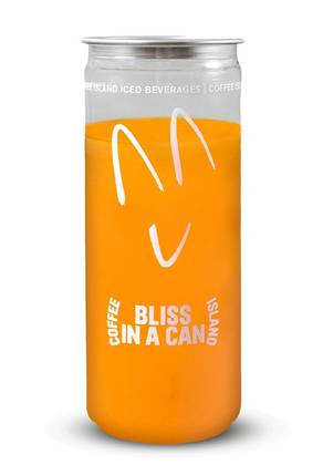Natural Carrot Juice in an Icup