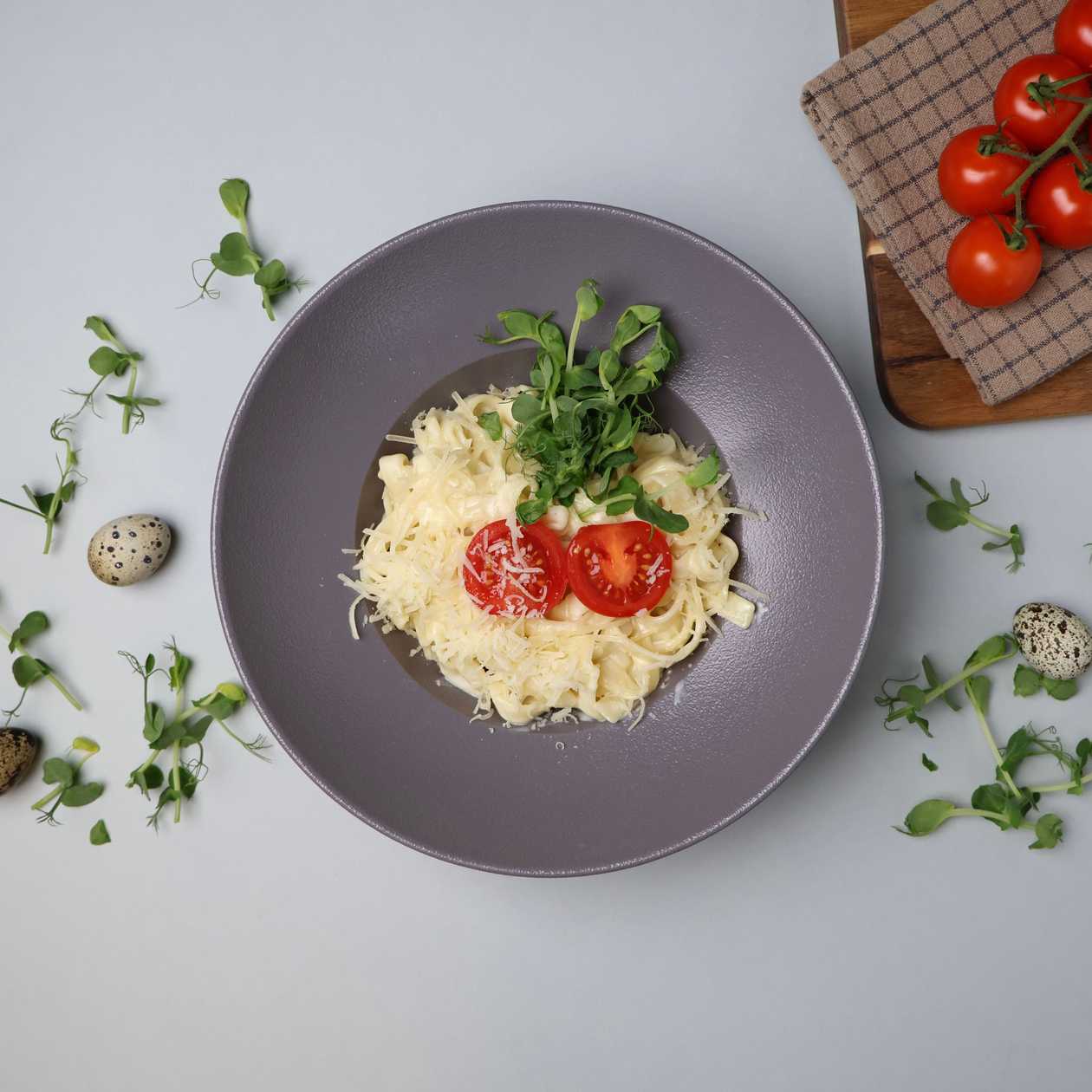 Pasta in cheese souce