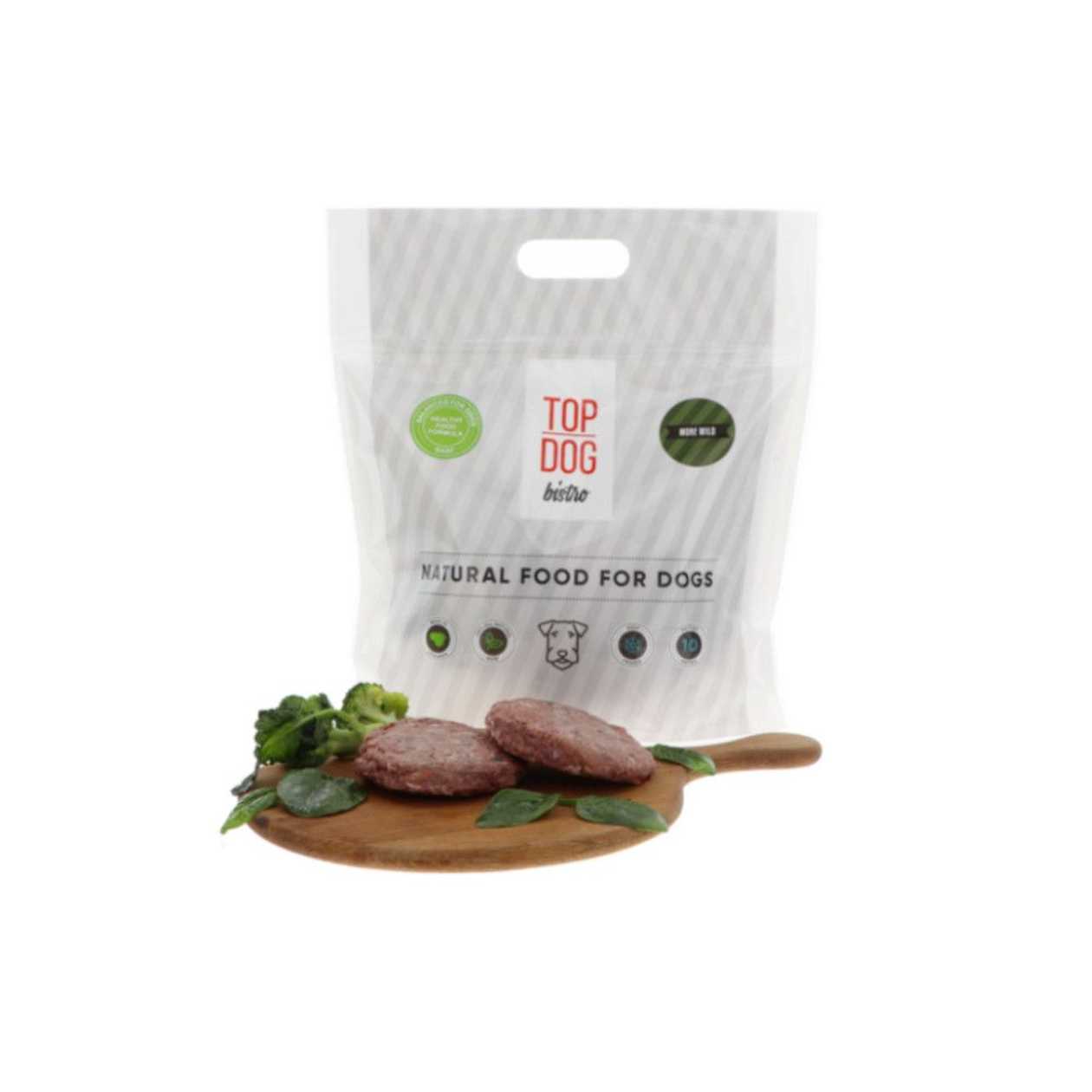 TOP DOG Bistro More Wild toortoit uluki ja pardiga 1,6kg