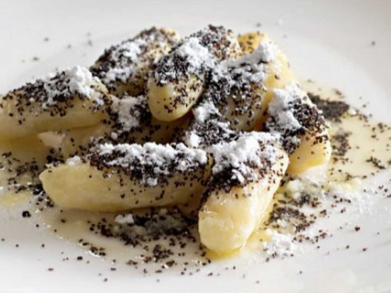 Šišky s mákem + polévka