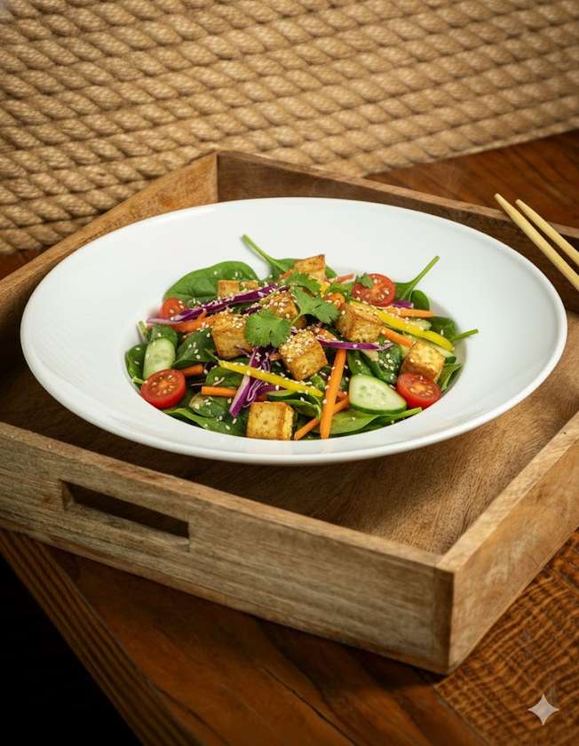 Świeże Warzywa z Tofu