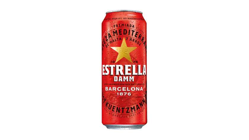 Beer ESTRELLA Damm 4.6% 0.5l can
