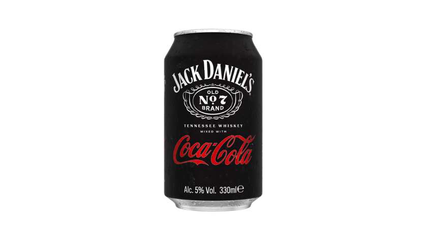 Ready-to-drink Jack Daniel's & Coca-Cola 5% 0.33L can