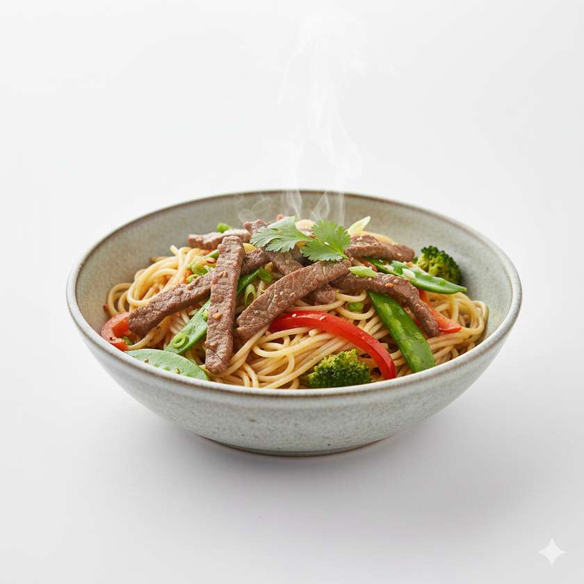 Thin Noodles with Beef