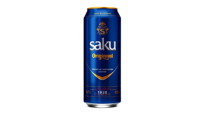 Beer Saku Original 0.5L can 4.7%