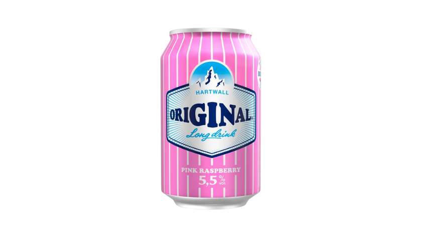 Hartwall Pink Raspberry 5.5% 0.33l