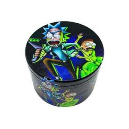 Grinder Metal 40mm 4P Rick & Morty Azul