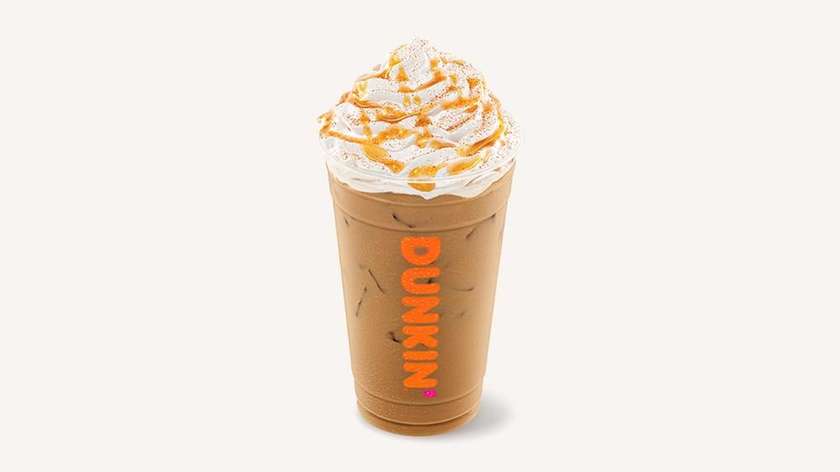 Iced pumpkin spice latte