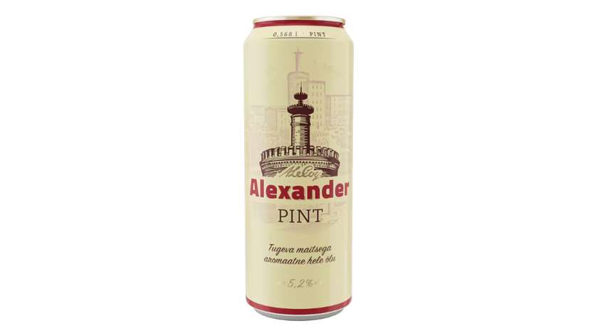 Beer Alexander 0.568L can 5.2%