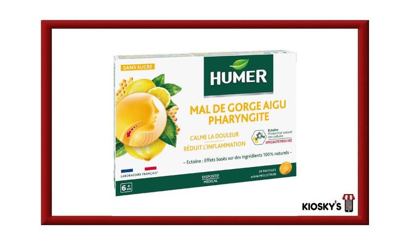 Humer Pharyngitis Honey Lemon Aroma 20x