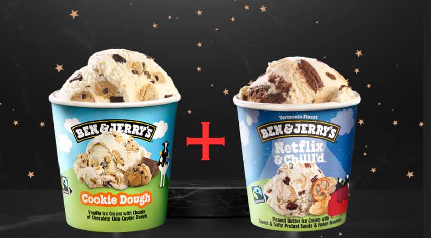 Ben & Jerry’s (1 pcs.) + Ben & Jerry’s Netflix & Chill’d (1 pc.)