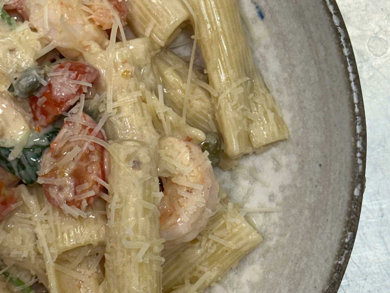 Shrimp pasta