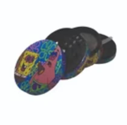 Grinder Metal 50mm 4P SpongeBob e Patrick Smoked