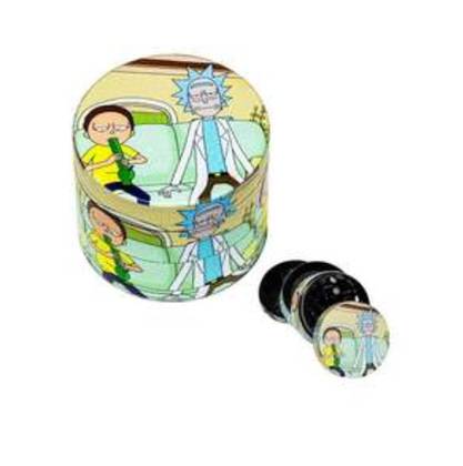Grinder Metal 40mm 4P Rick & Morty Bongo