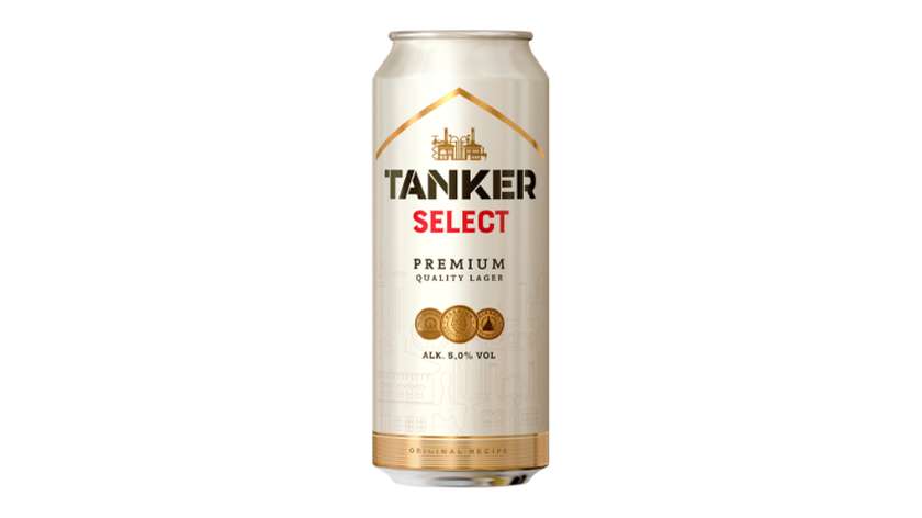 Beer Tanker Select Lager 5% 0.5l can
