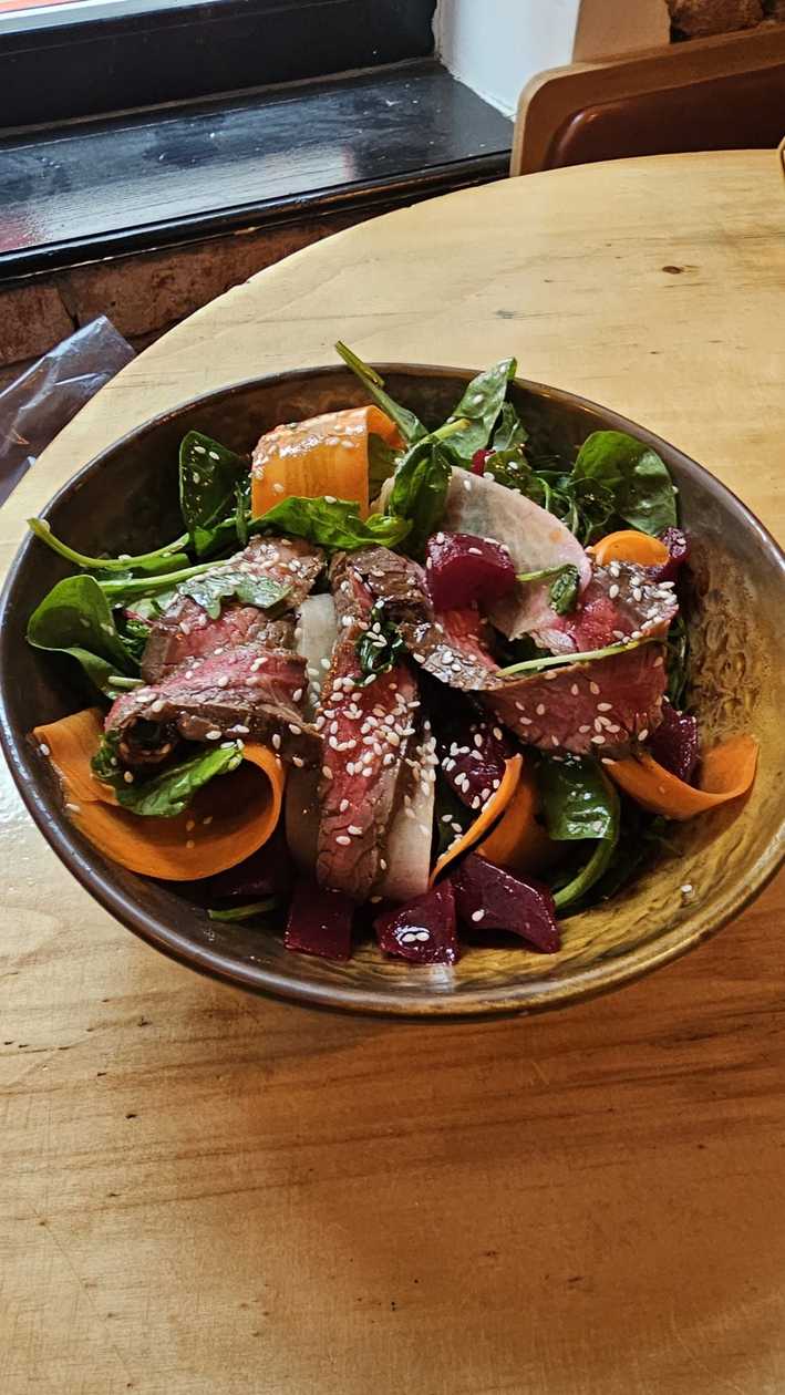 Asian beef salad